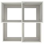 Vaso da giardino Bianco 80 x 80 x 60 cm Acciaio