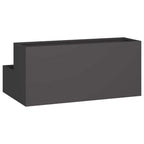 Vaso da giardino Nero 100 x 60 x 45 cm