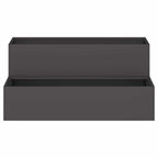Vaso da giardino Nero 100 x 60 x 45 cm