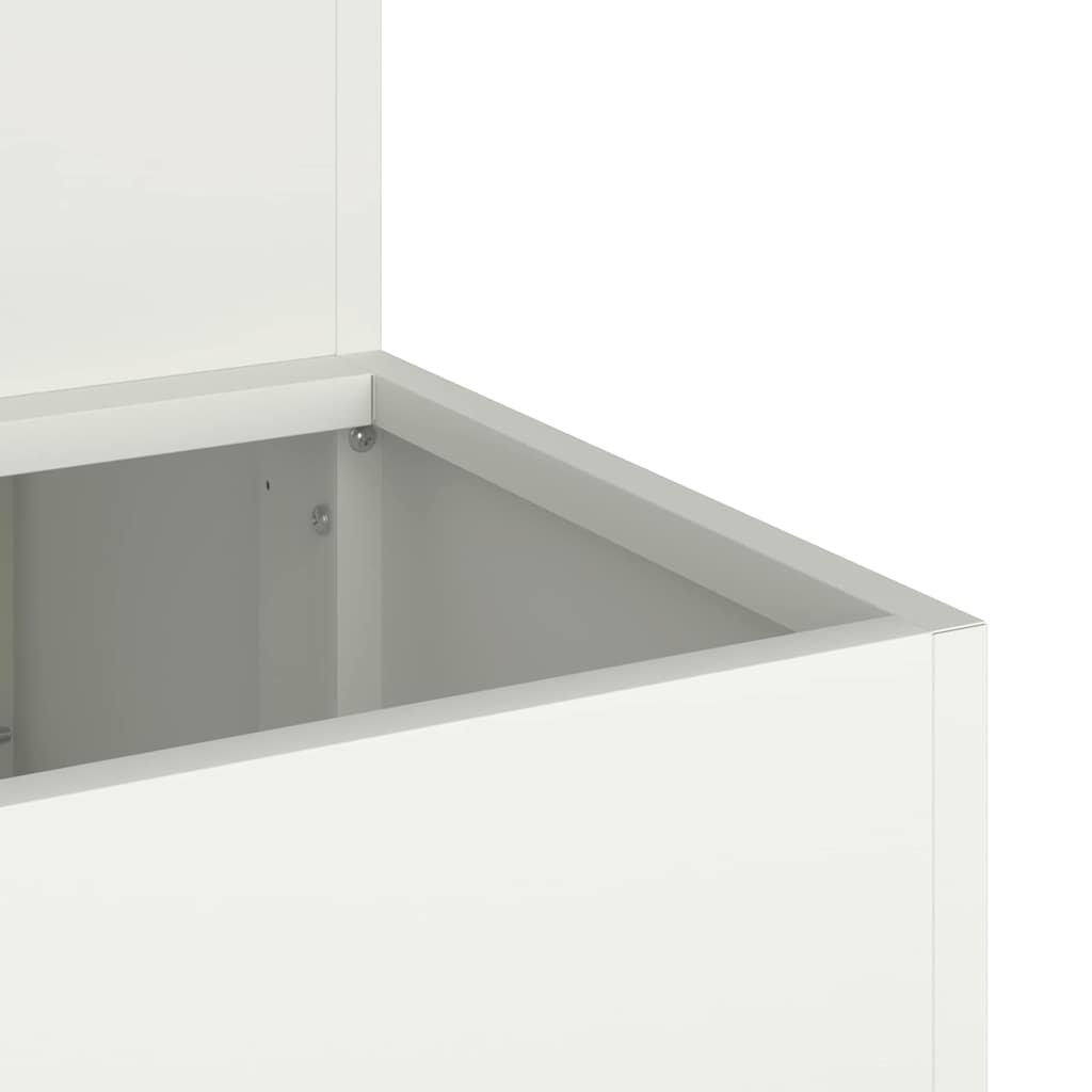 Vaso da giardino Bianco 100 x 60 x 45 cm