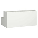 Vaso da giardino Bianco 100 x 60 x 45 cm