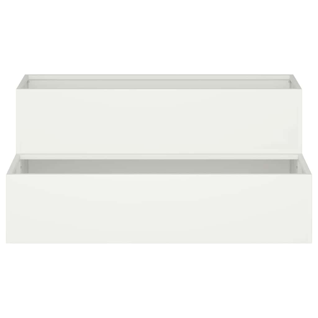 Vaso da giardino Bianco 100 x 60 x 45 cm
