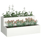 Vaso da giardino Bianco 100 x 60 x 45 cm