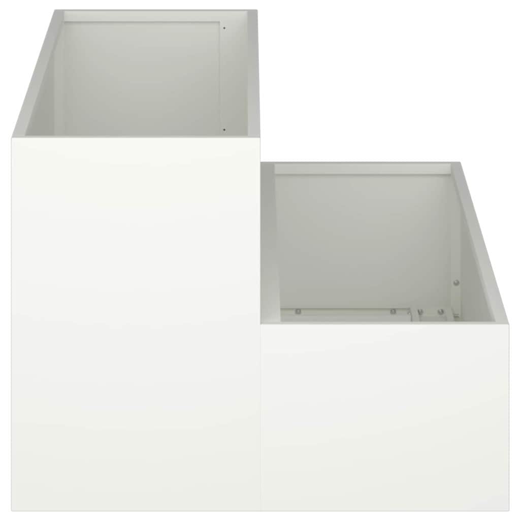 Vaso da giardino Bianco 100 x 60 x 45 cm