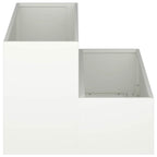 Vaso da giardino Bianco 100 x 60 x 45 cm