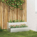 Vaso da giardino Argento 100 x 60 x 45 cm Acciaio inossidabile