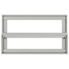 Vaso da giardino Argento 100 x 60 x 45 cm Acciaio zincato