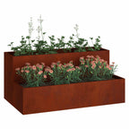 Vaso da giardino Ruggine 100 x 60 x 45 cm