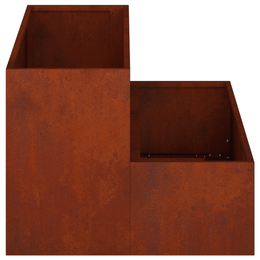 Vaso da giardino Ruggine 100 x 60 x 45 cm