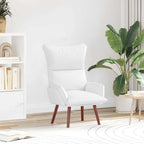 poltrona Bianco 69 x 74 x 93 cm Pelle Artificiale