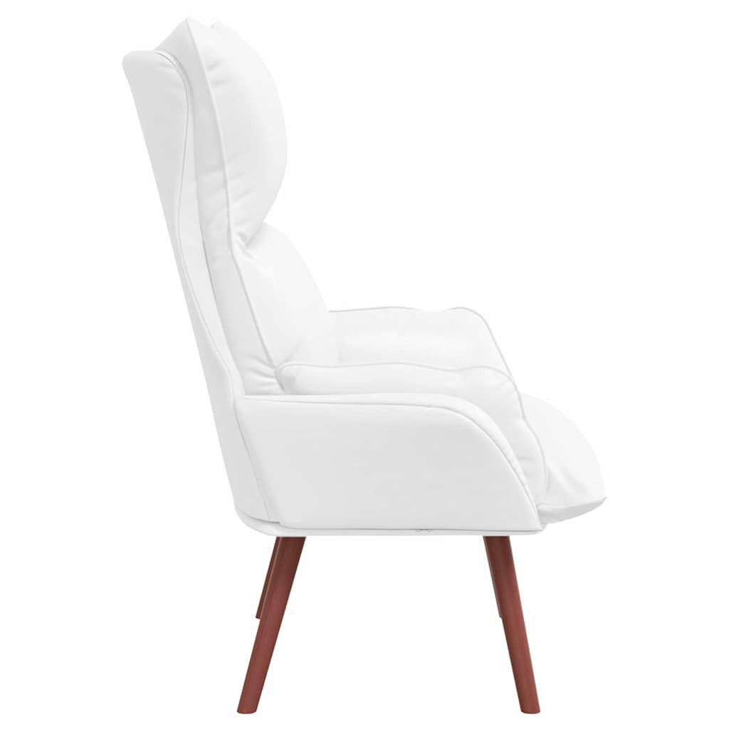 poltrona Bianco 69 x 74 x 93 cm Pelle Artificiale