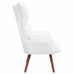 poltrona Bianco 69 x 74 x 93 cm Pelle Artificiale