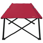 Letto da campeggio pieghevole Rosso 206 x 76 x 74 cm