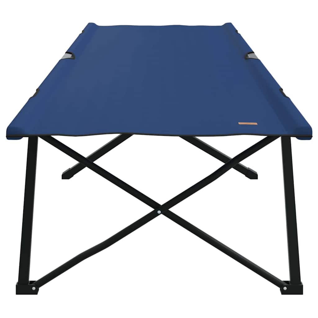 Letto da campeggio pieghevole 2 pcs Blu 206 x 76 x 74 cm