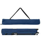 Letto da campeggio pieghevole 2 pcs Blu 206 x 76 x 74 cm