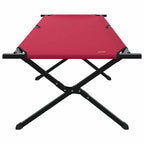 Letto da campeggio pieghevole 2 pcs Rosso 210 x 80 x 46 cm