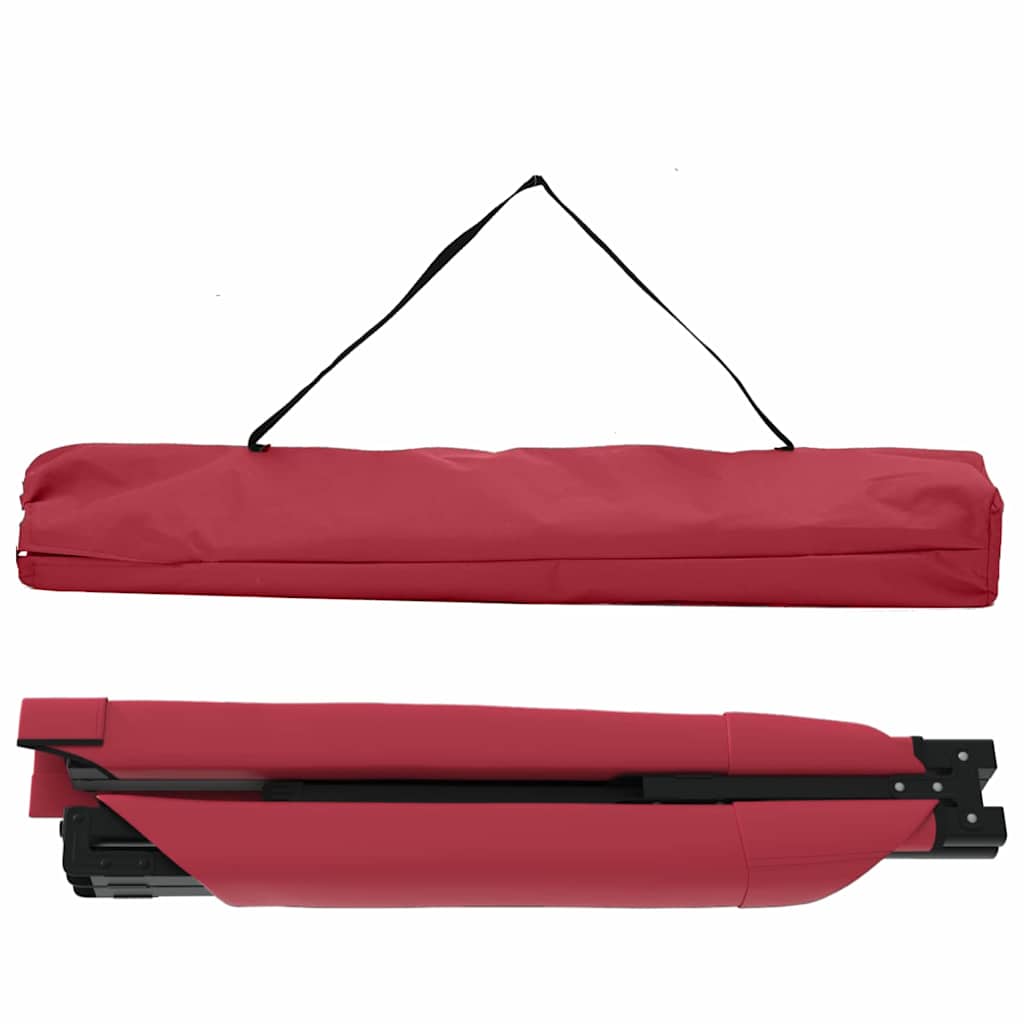 Letto da campeggio pieghevole 2 pcs Rosso 210 x 80 x 46 cm