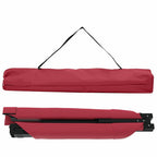 Letto da campeggio pieghevole 2 pcs Rosso 210 x 80 x 46 cm
