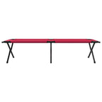 Letto da campeggio pieghevole 2 pcs Rosso 210 x 80 x 46 cm