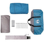 Tenda a cupola per 6 persone con tetto Blu 500 x 314 x 206 cm