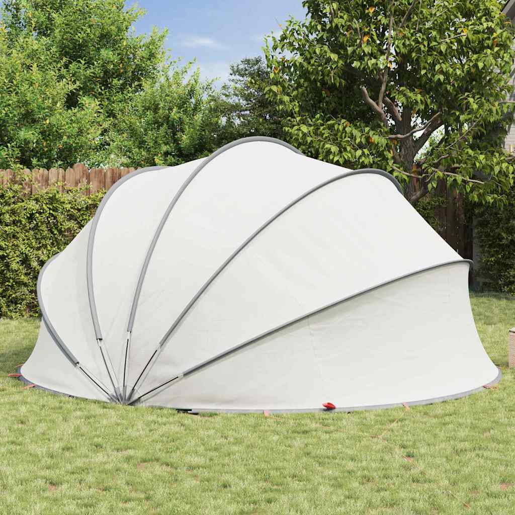 Dome Piscina Grigio e arancione 430 x 430 x 210 cm