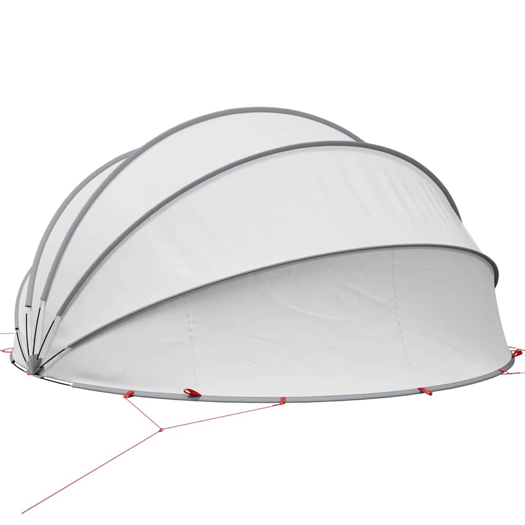 Dome Piscina Grigio e arancione 430 x 430 x 210 cm