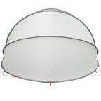 Dome Piscina Grigio e arancione 430 x 430 x 210 cm