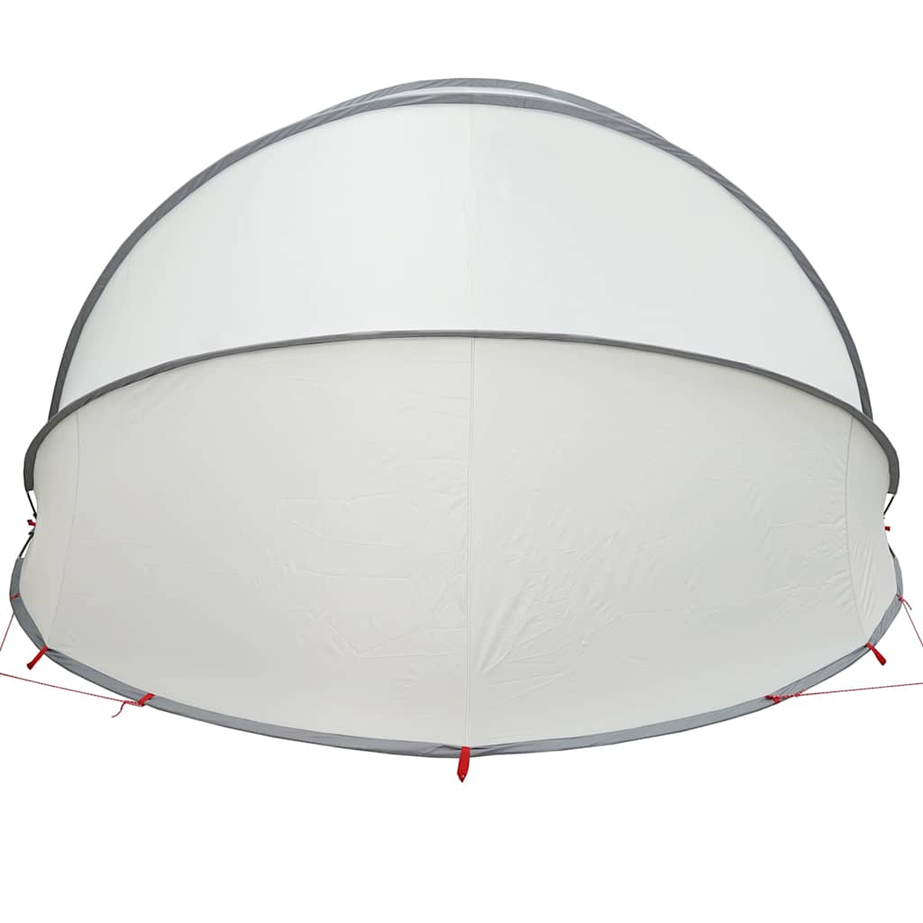 Dome Piscina Grigio e arancione 430 x 430 x 210 cm