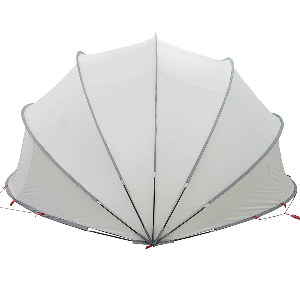 Dome Piscina Grigio e arancione 430 x 430 x 210 cm