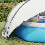 Dome Piscina Grigio e arancione 472 x 460 x 229 cm