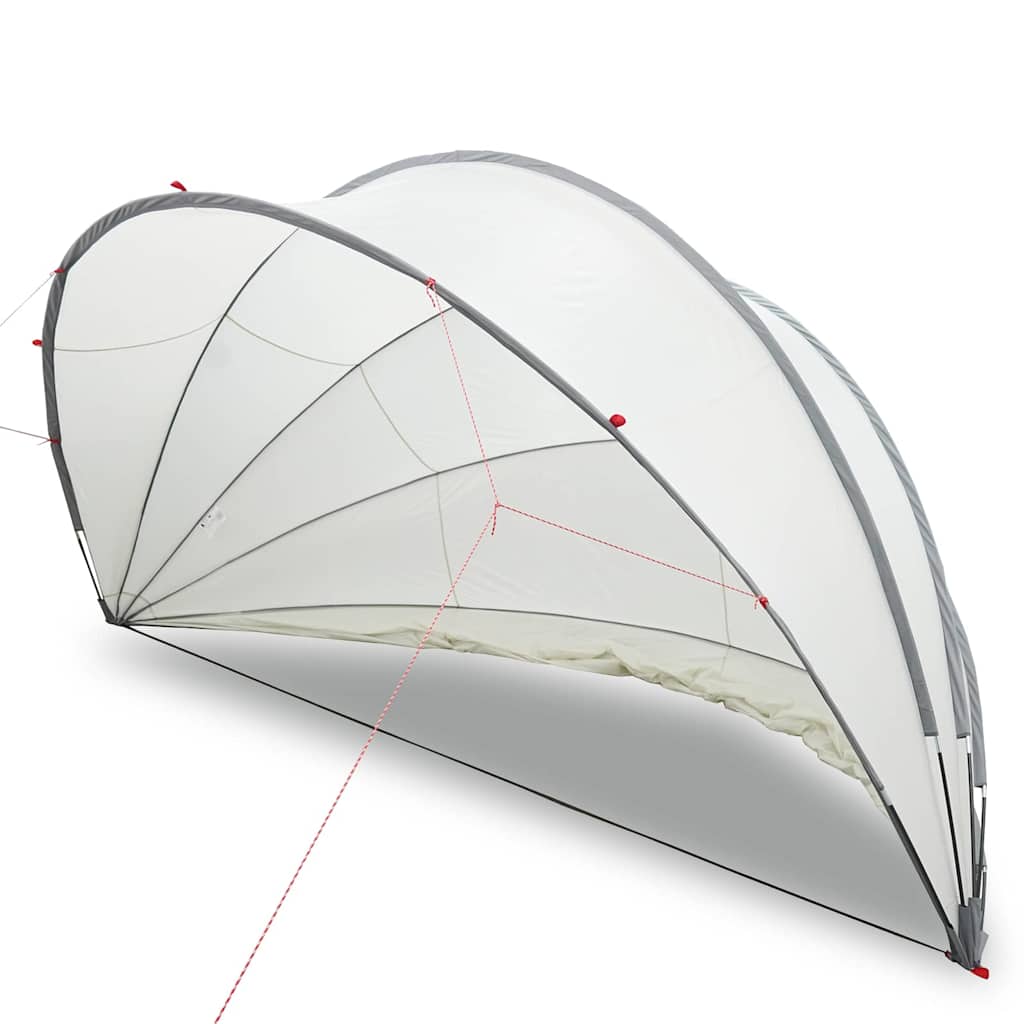 Dome Piscina Grigio e arancione 472 x 460 x 229 cm