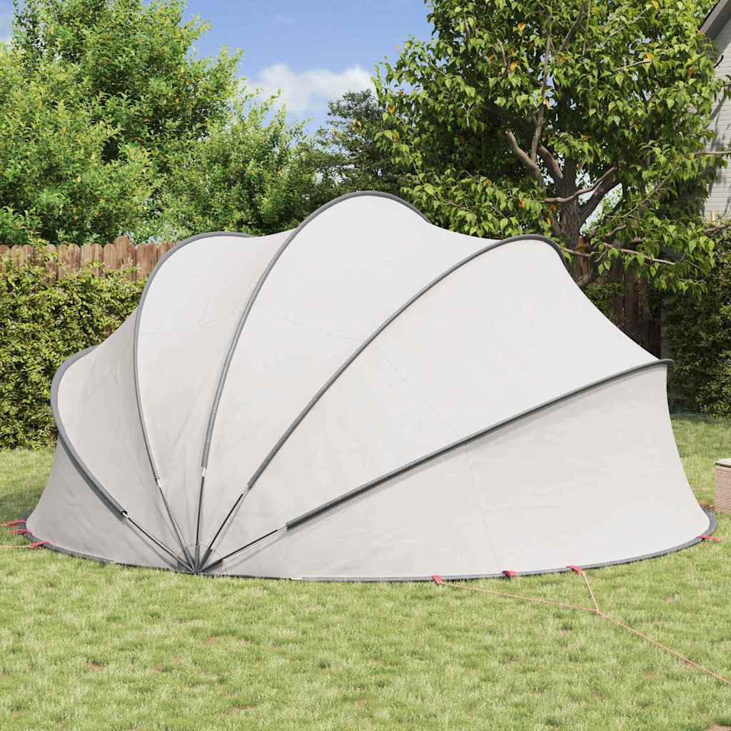 Dome Piscina Grigio e arancione 500 x 500 x 236 cm