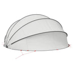 Dome Piscina Grigio e arancione 500 x 500 x 236 cm