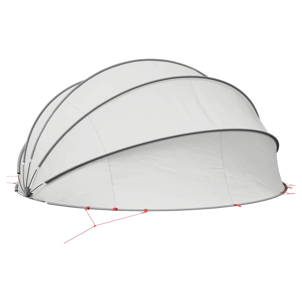 Dome Piscina Grigio e arancione 500 x 500 x 236 cm