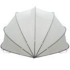 Dome Piscina Grigio e arancione 500 x 500 x 236 cm