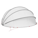 Dome Piscina Grigio e arancione 546 x 516 x 250 cm