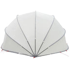 Dome Piscina Grigio e arancione 546 x 516 x 250 cm