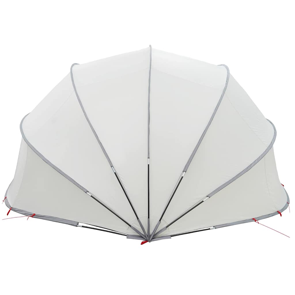 Dome Piscina Grigio e arancione 546 x 516 x 250 cm