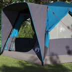 Tenda Cabina 7-Persone con tetto Blu 400 x 350 x 212 cm