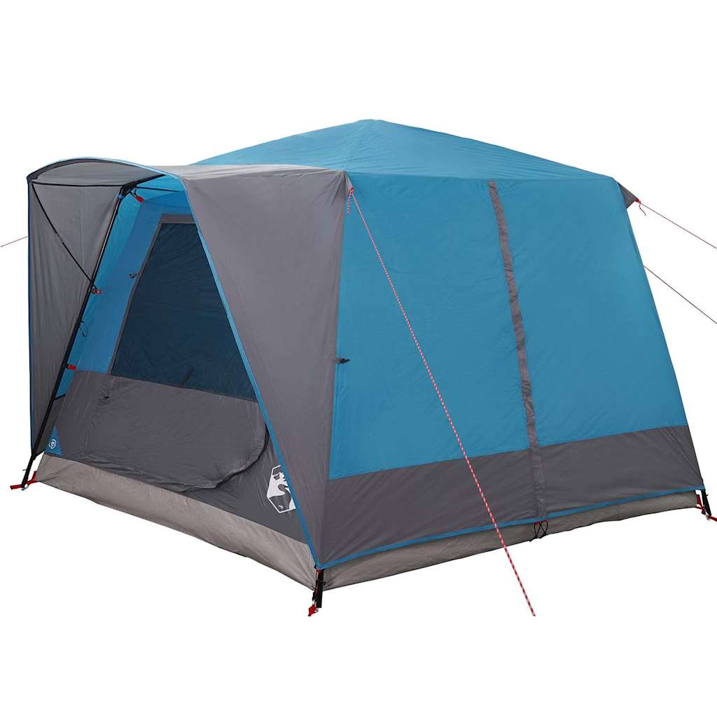 Tenda Cabina 7-Persone con tetto Blu 400 x 350 x 212 cm