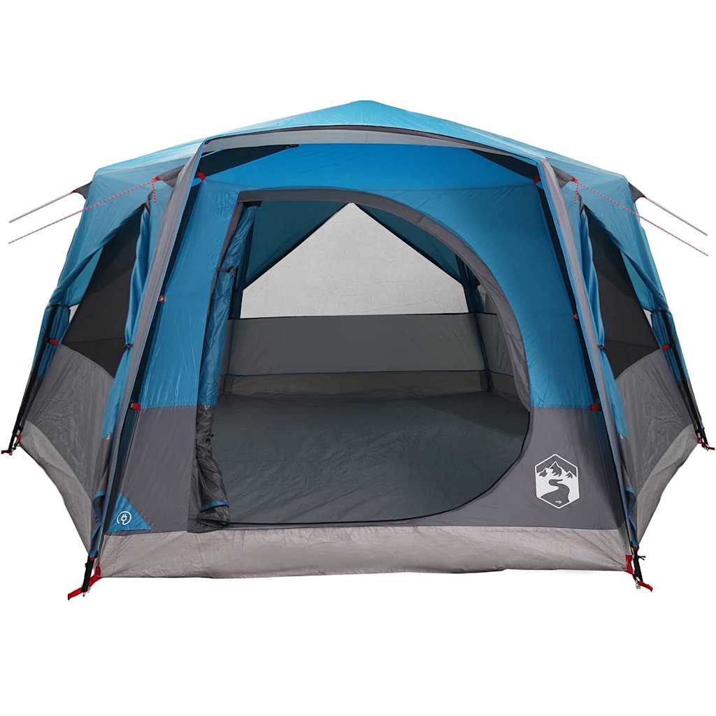 Tenda Cabina 7-Persone con tetto Blu 400 x 350 x 212 cm