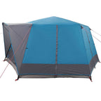 Tenda Cabina 7-Persone con tetto Blu 400 x 350 x 212 cm