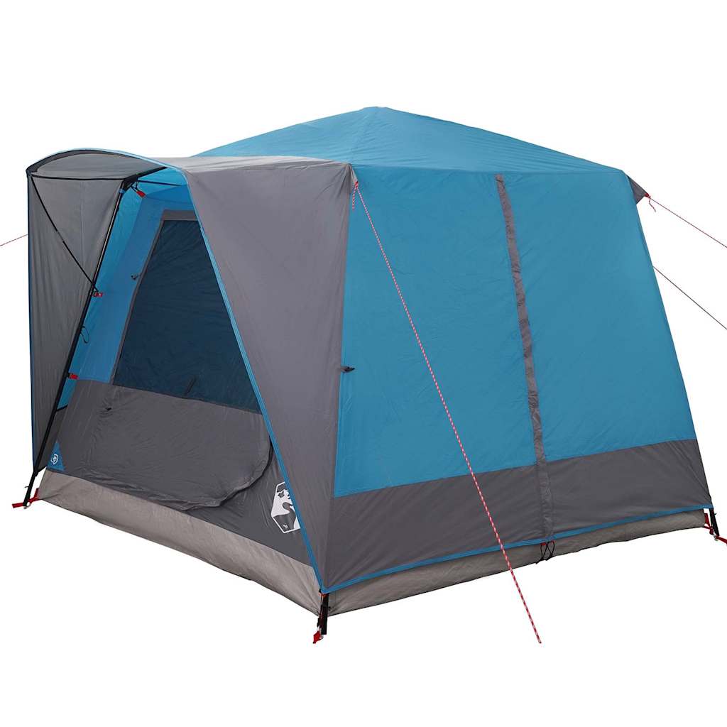 Tenda da Capanna per 5 Persone Blu e Grigio 333 x 317 x 194 cm