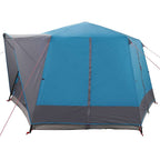 Tenda da Capanna per 5 Persone Blu e Grigio 333 x 317 x 194 cm