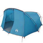 Tenda tunnel per 4 persone Blu e Grigio 318 x 275 x 140 cm