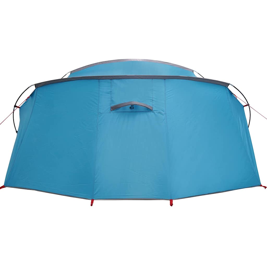 Tenda tunnel per 4 persone Blu e Grigio 318 x 275 x 140 cm