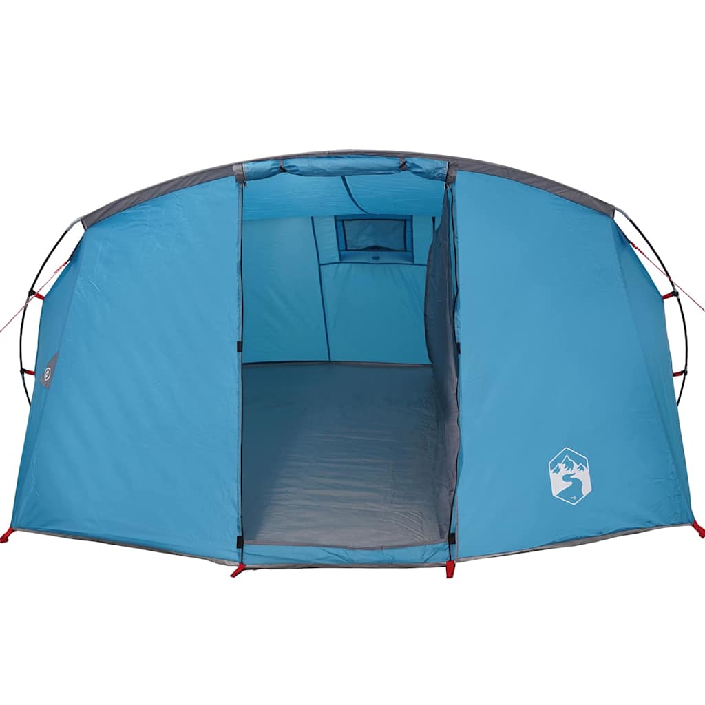 Tenda tunnel per 4 persone Blu e Grigio 318 x 275 x 140 cm