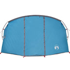 Tenda tunnel per 4 persone Blu e Grigio 318 x 275 x 140 cm