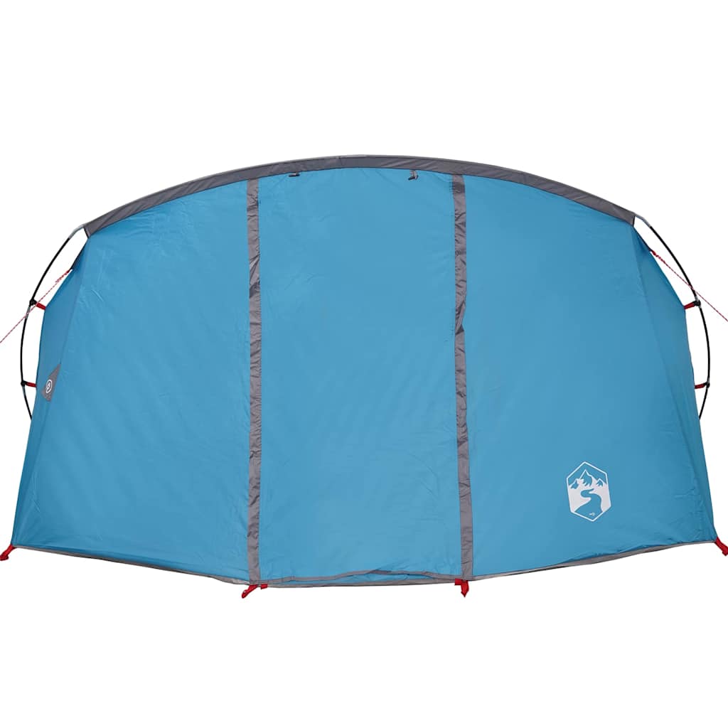 Tenda tunnel per 4 persone Blu e Grigio 318 x 275 x 140 cm