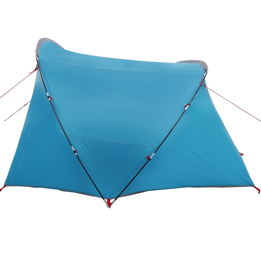 Tenda tunnel per 4 persone Blu e Grigio 318 x 275 x 140 cm